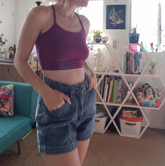 Vintage Silver Jeans High Waist Jean Shorts - Picture 2 of 12